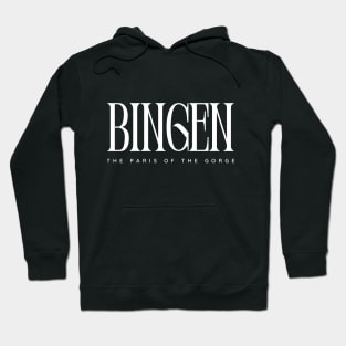 Bingen, Paris of the Gorge (Dark Background) Hoodie
